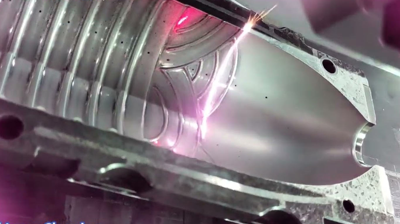 Laser cleaning precision surfaces and high-tolerance machined components
